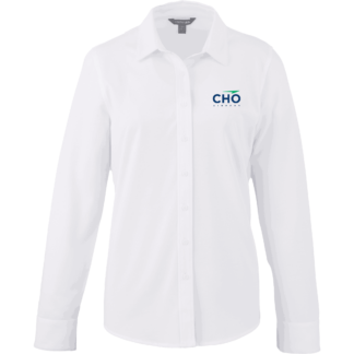 Tatra Women's Long Sleeve White Knit Shirt